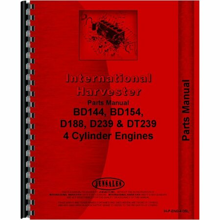 AFTERMARKET New Engine Parts Manual for  Fits International Harvester 684 Tractor RAP74535